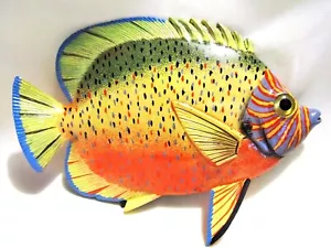 Decorazione artistica da parete pesce di barriera tropicale vita marina 8"(26) - Foto 1 di 2