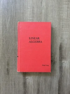 Vintage Linear Algebra:Serge Lang1968Hardcover Third PrintingVery Good Condition - Picture 1 of 14