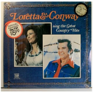 Loretta Lynn/Conway Twitty Loretta & Conway Sing the Great Country Hits LP - Picture 1 of 4