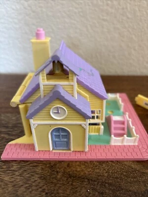 Polly Pocket Light Up School House Bluebird 1993 Works! No figures - Image 1 of 4