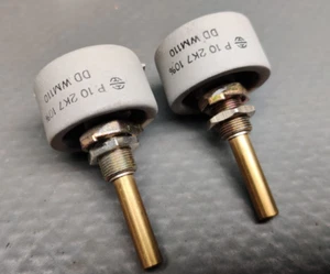 2x potenciómetro de alambre de alta carga Vishay P10 2K7 DD WM110 16W 2,7KΩ. s - Imagen 1 de 3