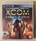XCOM Enemy Within Commander Edition (Sony PlayStation 3, 2013) Tested No Manual 