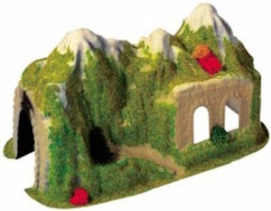 Heki 5034 Single Track 00 Plastic Decorated Tunnel with Arch 370mm Long T48 Post - Picture 1 of 3