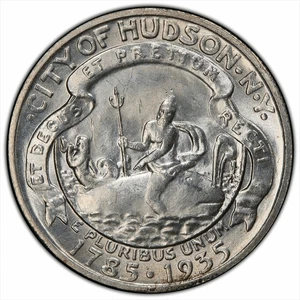 1935 Hudson 50C PCGS MS 64 CAC - Picture 1 of 2