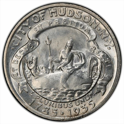 1935 Hudson 50C PCGS MS 64 CAC - Image 1 of 2