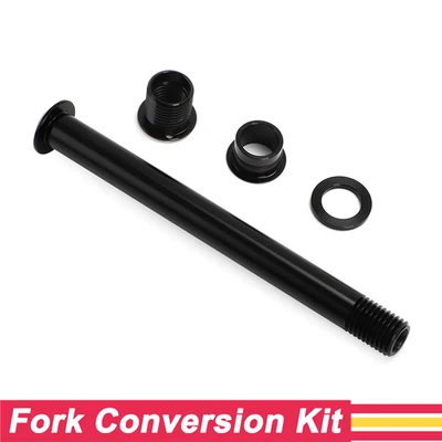Fit Most Road & Gravel Cyclocross Forks 15 to 12mm Fork Thru Axle Conversion Kit - Image 1 of 4