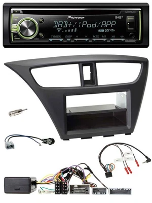 Pioneer DAB USB MP3 Lenkrad CD Autoradio für Honda Civic (ab 2012) - Bild 1 von 4