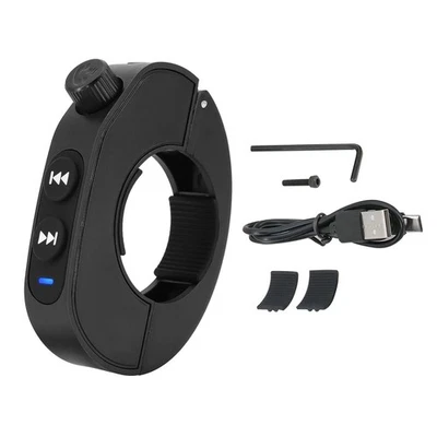 Für Motorroller Bluetooth Media Fernbedienung Drahtlos Taste Schwarz Neu 180mAh - Bild 1 von 4