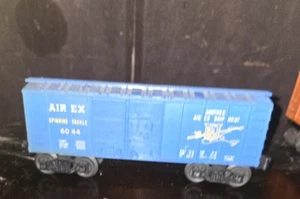 Lionel O27 Gauge SWB Air Ex Spinning Tackle 6044 Boxcar Freight Car Vintage - Picture 1 of 2