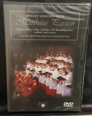 The Choir of King's College - Matthaus Passion Johann Sebastian Bach DVD Sealed - Image 1 of 2