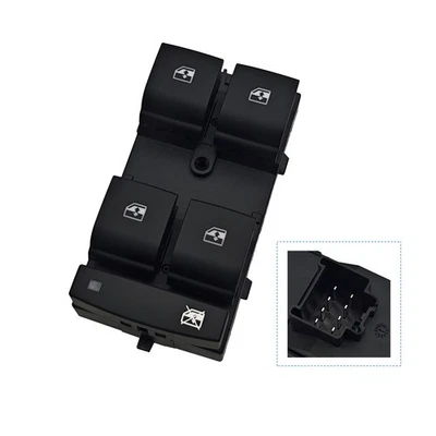 Interruptor de ventana eléctrica lado del conductor se adapta a 20917599 para Chevrolet Equinox 2010-2017 EE. UU. Foto 1 de 4