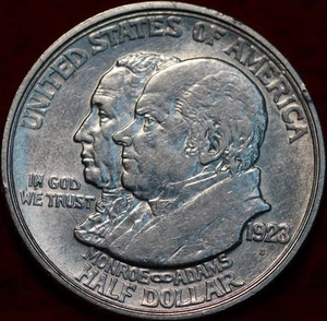 1923-S Monroe Doctrine Silver Commemorative Half Dollar - Picture 1 of 2