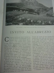 *VECCHIO ARTICOLO : INVITO ALL'ABRUZZO 1932 - Imagen 1 de 1