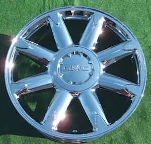 GMC Yukon Sierra DENALI Wheel Chrome 20 inch OEM Factory GM Spec 9595662 5304 - Picture 1 of 11