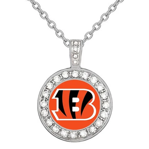 Cincinnati Bengals Elegant Womens 925 Sterling Silver Necklace Football Gift D18 Cover