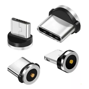 Adaptateur Connecteur Embout de Câble Magnétique Type-C USB-C / Micro USB / iOS - Bild 1 von 15