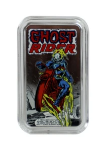 Marvel Comics Ghost Rider Silver Age Ingot Bradford Exchange - Picture 1 of 3