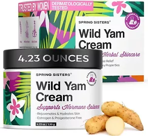 Wilde Yamswurzel Creme für Hormon Balance 4,23 oz - Wilde Yamswurzel Wechseljahre - Bild 1 von 4