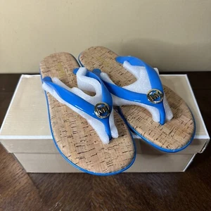 Michael Kors Jet Set Jelly Thong Slip On Flip-Flops Sandals Pool Size 6M - Picture 1 of 6