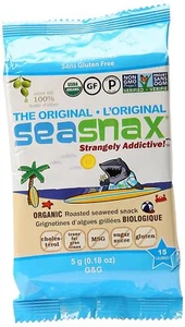 SeaSnax Organic Roasted Seaweed Snack, Original, 0.18 OZ (Pack Of 12) - Picture 1 of 1