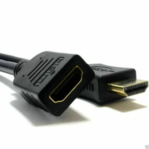 5m HDMI EXTENSION Cable Extender Lead Male to Female Socket 3D UHD TV - 5 Meter - Picture 1 of 3