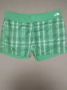 The North Face ~ Damen grün karierte Wendeshorts Gr. L - Bild 1 von 7