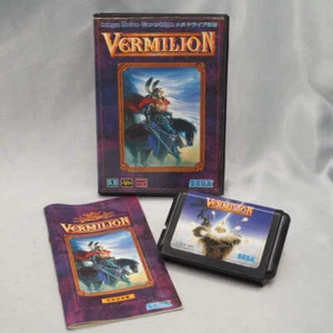 VERMILION Mega Drive Sega Tested Working MD Cartridge Role Playing NTSC-J - Picture 1 of 15
