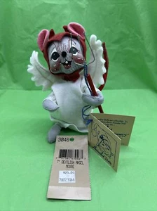 Annalee 7" Devilish Angel Mouse #3046 1998 Neu mit Etikett - Bild 1 von 11