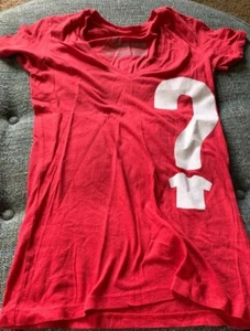 Neu ohne Etikett Where’s My Shirt Damen-T-Shirt tiefer V-Ausschnitt Größe Medium Fragezeichen R12 - Bild 1 von 6