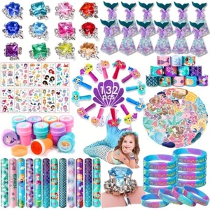 132pcs Mermaid Party Favors Toys Decorations Pinata Stuffers Birthday Gift - Picture 1 of 7