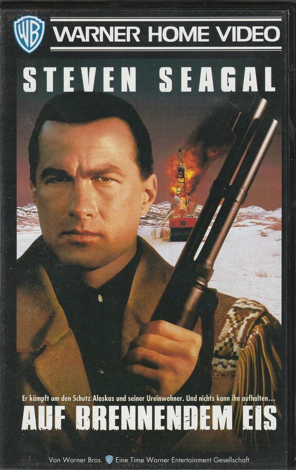 Auf brennendem Eis Steven Seagal Michael Caine VHS Videokassette Warner Home - Bild 1 von 1