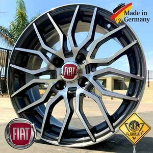 KIT 4 CERCHI IN LEGA LIMEROCK DARK 7X17 4X100 ET45 60.1 PER GRANDE PUNTO - Foto 1 di 1