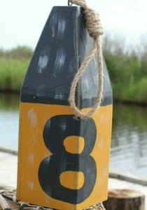 Vintage Style Distressed Wooden Float Replica, WF-3 - Picture 1 of 7