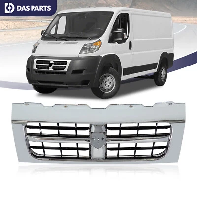 For 2014-2018 Ram Promaster 1500 2500 3500 Front Bumper Upper Grille Chrome Foto 1 de 4