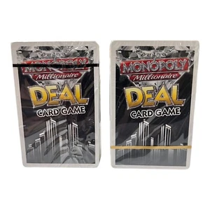 Monopoly Millionaire Deal Card Game Hasbro New Sealed Card Decks Only 2011 - Picture 1 of 5