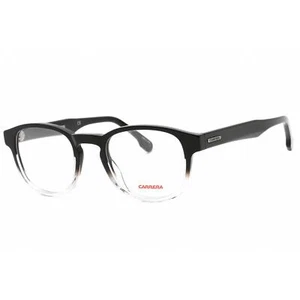 Carrera Occhiali da Vista Uomo Nero Grigio Plastica Montatura Full Rim CARRERA 294 008A 00 - Foto 1 di 2