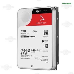 Seagate 20TB IronWolf Pro NAS 3.5" SATA 6Gb/s HDDrive 7200 RPM Official Warranty - Afbeelding 1 van 12
