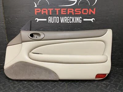 97-02 JAGUAR XK8 PASAJERO DELANTERO DERECHO INTERIOR PUERTA MOLDURA PANEL ANTÍLOPE AVENA AGD Foto 1 de 4
