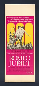 ROMEO & JULIET ROYAL BALLET (1966) Original 14x36 Insert - Picture 1 of 5