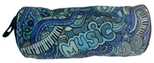 Astuccio Tema Musicale Azzurro con Scritta Music Portamatite Regalo Musica - Imagen 1 de 5