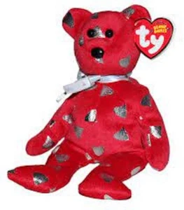 Ty Beanie Baby ❤️ YUMMY THE HERSHEY KISSES BEAR 8.5" Plush New MWMT's - Picture 1 of 1