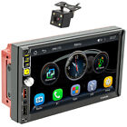 7in Double 2din Car Stereo Radio Carplay Android Auto Player Aux/fm/mp5 W/camera