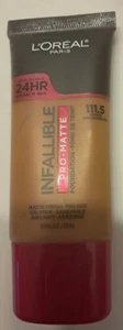 L'Oreal Makeup Infallible Pro-Matte Liquid Foundation # 109.5 Hazelnut BROK UB18 - Picture 1 of 2