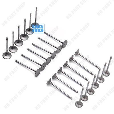 24x Intake & Exhaust Valves For Mercedes-Benz C43 GLC43 AMG GL450 S400 M276 3.0 - Image 1 of 4