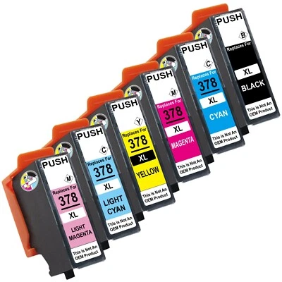 INK4LESS Cartucce di inchiostro multipack 378XL per Epson XP8500 XP8600 XP8700 scoiattolo non produttore di apparecchiature originali