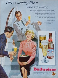 1949 vintage Budweiser print ad - Picture 1 of 1