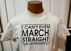 Don't Panic 1993 March on Washington T-Shirt, Abzeichen & Teilnehmer Aufkleber seltenes Artefakt