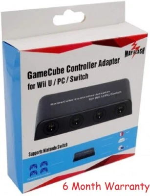 Mayflash 4-Port Controller Adapter for Nintendo GameCube to Switch / Wii U / PC - Image 1 of 2