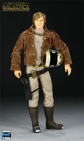 Battlestar Galactica Majestic Starbuck Dirk Benedict 12" Action figure NIP Cover