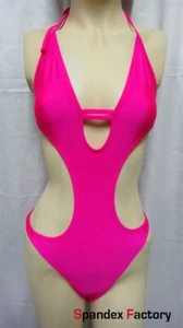 Pink Spandex Leotard for Women Size 12 Large - Picture 1 of 3